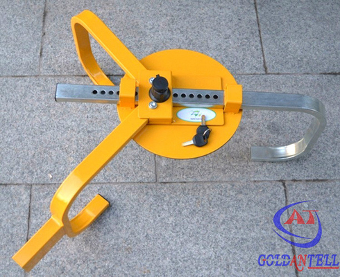 Anti Prizing Safety Rustproof Car Wheel Lock For Parking Management N.  4.8 KG