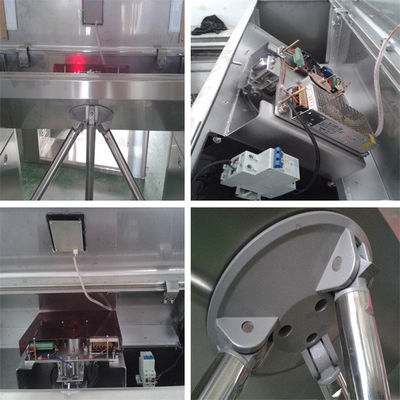 Bus Station Entrance Turnstile Security Gates / Factory Automatic Turnstiles
