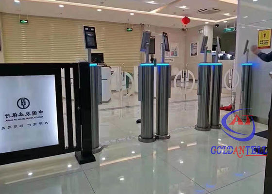 50000 Face Capacity Full Hight Turnstile Gate Access Control Recognition For Bank
