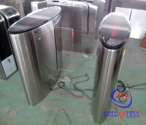 Fitness Club Barcode Check In Speed Gate Turnstile , Office Swing Turnstile