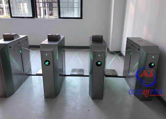 CE Approved Rfid Gate Reader Flap Barrier Gate Access Control System Security Turnstiles Gate