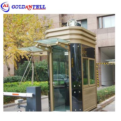 320KG to 550KG Gross Weight Stainless Steel Guard Shack 1500x2400mm Customized Size Durable Security Cabin for Long Term