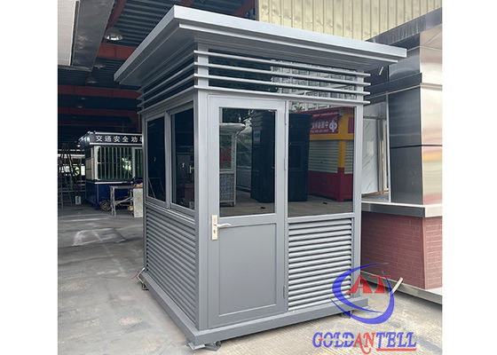 Hot Competitive Cost High Standard Elegant Security Cabin Design for Guard Shaped Steel