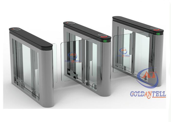 Passage Access Automatic Security Swing Barrier Gate For Metro Station / Stadium / University