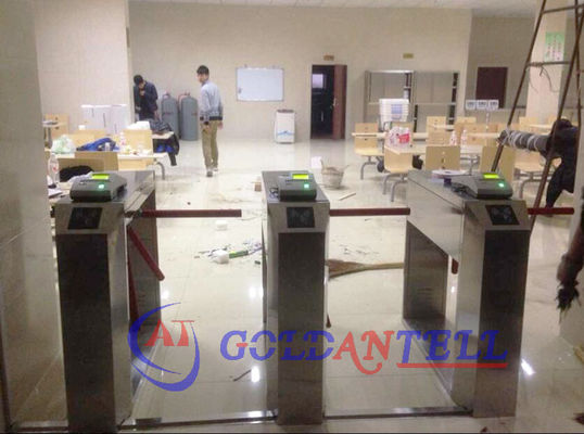 QR Code Card Reader Tripod Turnstile with 0.4s Barrier Open/Close Time and 3 Million Operations Life