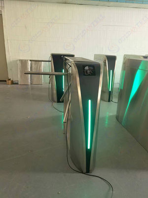 Automatic Half Height Turnstile Gate with Stainless Steel 304 IP54 Protection and 0.4s Barrier Open/Close Time