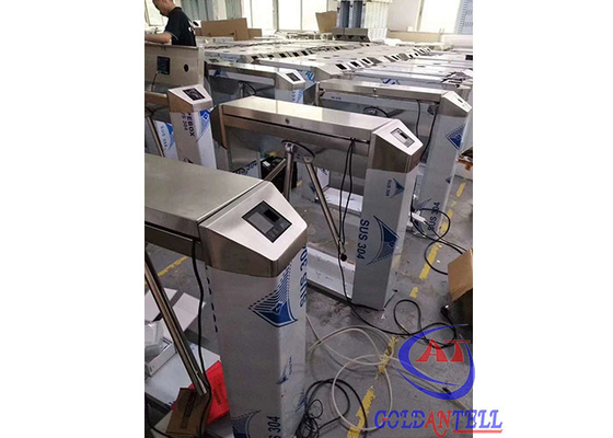 QR code card reader Half Height Double Face Recognition Mechanism tripod turnstile zk