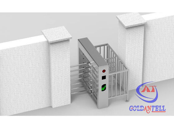 Public Toilets Bi Directional SUS304 Full Height Turnstiles Coins Operated