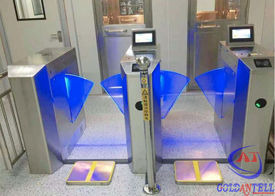 ESD Turnstile System With Builit in 8 Inch Computer Source Human Body Statics Human Boday ESD Turnstile
