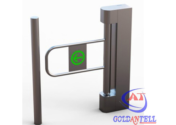 Security Entrance Vertical Swing Barrier With Adjustable Swing Arm For Disabled People