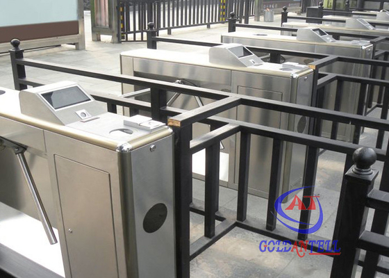 Automatic Tripod Half Height Turnstiles Gate , entrance metro turnstile pedestrian control