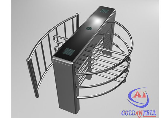 Single Access Fingerprint Automatic Full Height Turnstile With LED Indicator Light