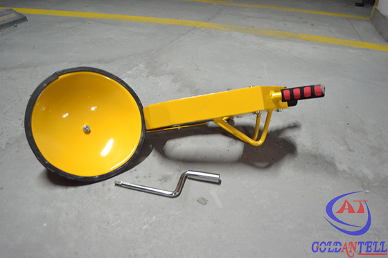 A3 Steel Yellow / Red Reliable Car Wheel Clamp , Portable Vehicle Wheel Lock