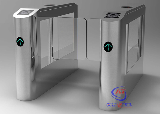 RFID Okuyucu DC 24V ile TCP / IP Hızlı Geçiş Otomatik Güvenlik Hız Kapısı Turnike