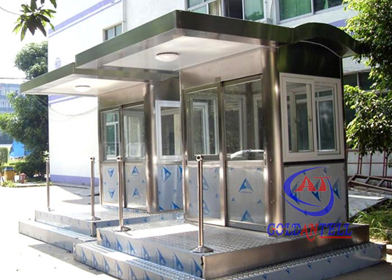 Suya Dayanıklı Paslanmaz Nöbetçi Kutusu, Giriş / Çıkış Fabrika Güvenlik Görevlisi Kabinleri
