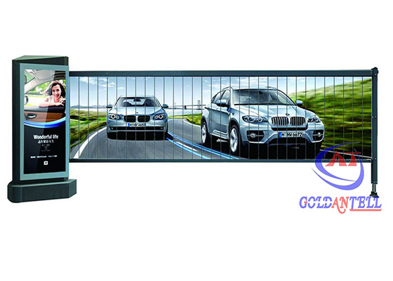 IP54 LED Işık Özel Renkli Reklam Bariyeri, Açık Rüzgar Geçirmez Park Bariyeri Kapıları