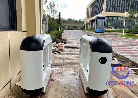 Customized LANE Width 600-900mm Facial Recognition Semi Automatic Turnstile with 1200*280*1000mm Dimensions