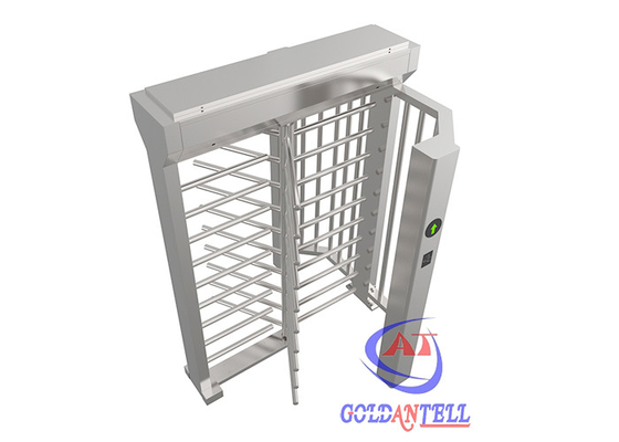 Hapishane için RFID Kart Yüzü Tam Boy Turnike Yüksek Güvenlikli Tek / Çift Şeritli