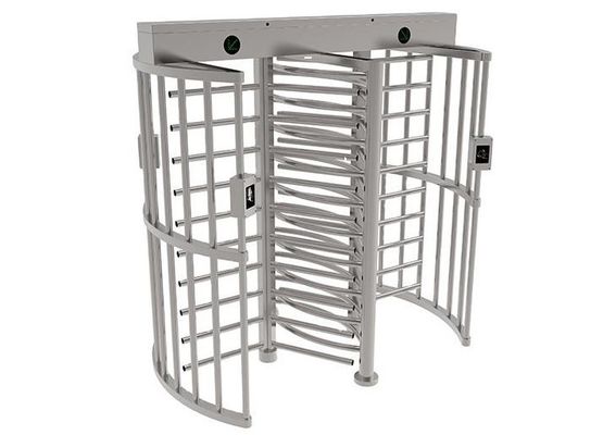 IP62 Outdoor Anti Rust Access Control Turnstile Gate Stainless Steel Full Height