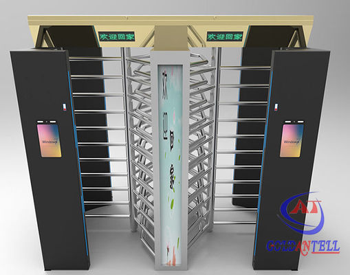 Full Height Access Control High Security Turnstile Bidirectional Automatic