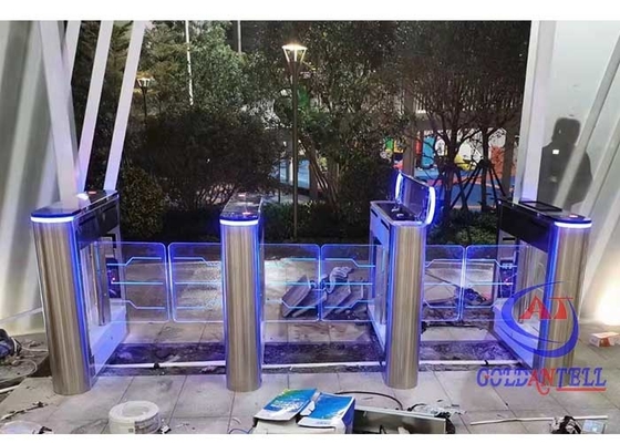 Metro için 3 / Daha Fazla Şerit Süresi Seyirci Otomatik Bilet Bariyeri Parmak İzi Okuyucu