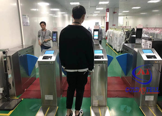 Elektrikli Flap Bariyer Turnike Hızı ESD Yüz Tarama Ekranı Kontrol Yazılımı