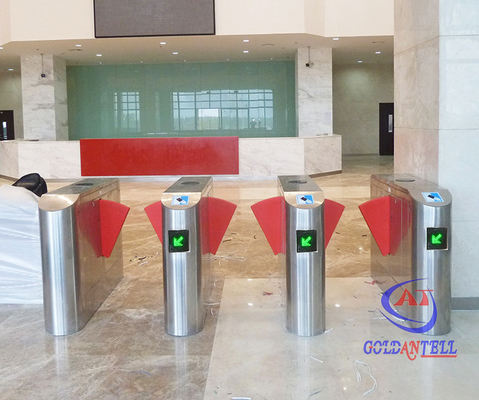 IR Sensörlü Yüksek Hızlı Çelik Çift yönlü süpermarket Turnike RFID Kart Okuyucu