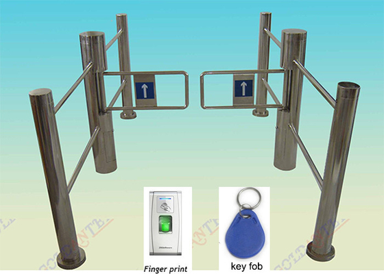 Kapı yaya erişim kontrolü RFID Arayüzü ile Salıncak Bariyer Kapısı