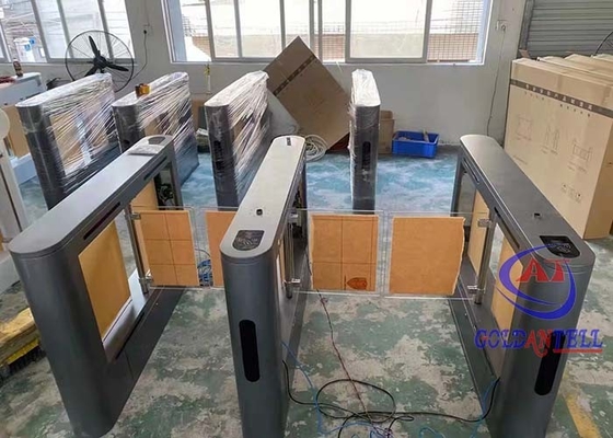 Süpermarket için Paslanmaz Çelik Mekanik Turnike Çift Şeritli Erişim Kontrol Turnikeleri
