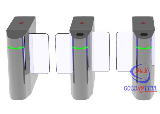 Hızlı Geçiş RFID Güvenlik Turnike Kapısı Fırçasız Motor Biyometrik Yüz Tanıma