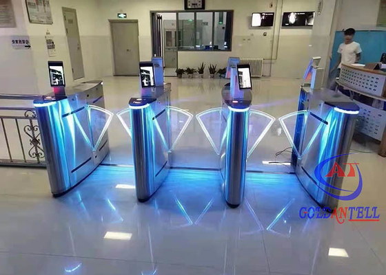 Ofis Binası RFID Yaya Girişi İçin Otomatik Flap Bariyer Kapısı