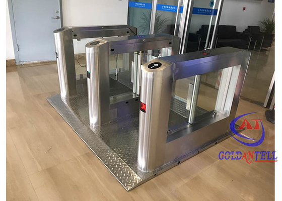 Biyometrik Parmak İzi RFID Turnike Ofis Binası Cam Turnike Kapı