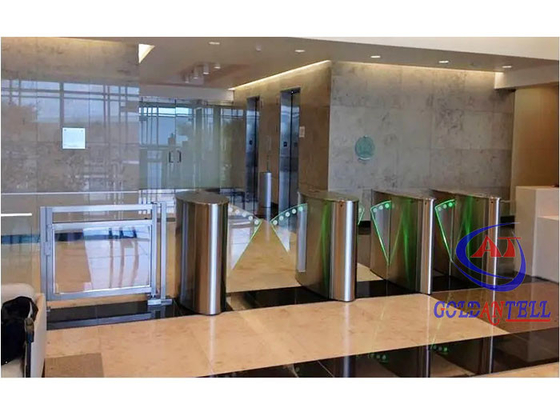 LED Alarmlı RFID Kart Turnike Yüz Tanıma Flap Bariyer Zaman Seyirci Sistemi