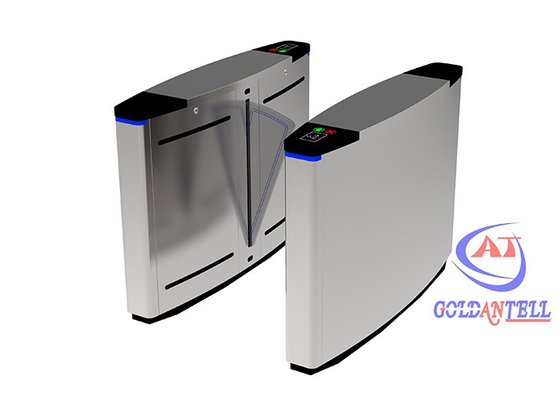 RFID Okuyucu Flap Bariyer Kapısı Parmak İzi Erişim Kontrolü Dönen Güvenlik Turnike Kapısı