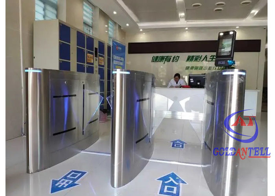 Okullar Spor Salonu İçin Açık RS485 RFID Akıllı Kapı Flap Bariyer Sistemi