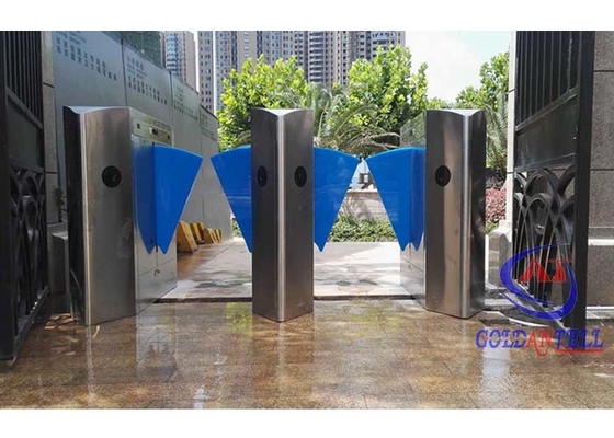 Park için Biyometrik RFID Otomatik Flap Bariyer Kapısı Yüksek Hızlı Özelleştirilmiş Boyut