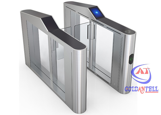 Genişliği 900mm Yürüyüşçü Turnstile Kapısı Paslanmaz Çelik 304/316 Çift Kanat