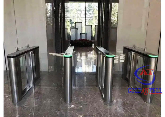 Taşınabilir Swing Barrier Gate Yüz Tanıma QR Kodu RFID Erişim Kontrol Sistemi
