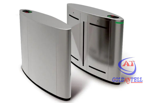 Yüksek Hızlı LCD Ekran Flap Barrier Kapısı Yüz Tanıma Kimlik Kartı ile