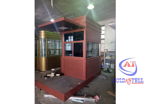 Dışarısı 2000x2500x2400mm Güvenlik Muhafız Odası Yüksek Standart Özel Boyut