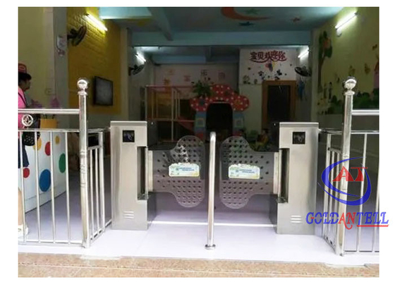 Depo Swing Barrier Kapısı 600mm Genişlik Flap Erişim Kontrolü Hız Kapısı Döner