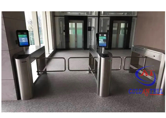 QR Kod Okuyucu RS485 TCP/IP bağlantısı ile Dış Su geçirmez Swing Barrier Kapısı