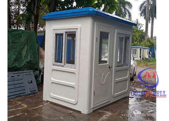 Fiberglass Prefabrik Güvenlik Evi 2 kişilik oda kolay basit kurulum