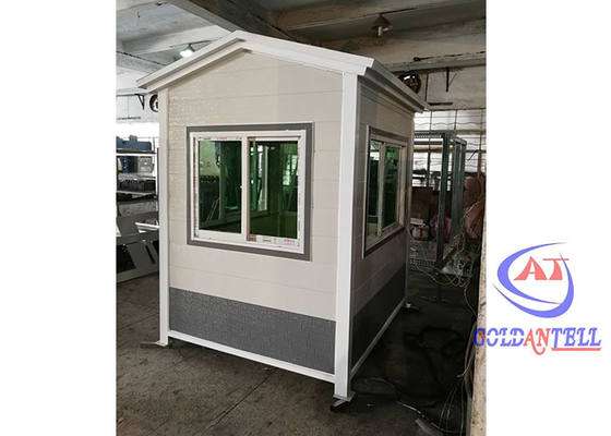 OEM Boyut Güvenlik Kabin Güvenlik Evi Kulübe Dışarıda Taşınabilir Geçici Kiosk