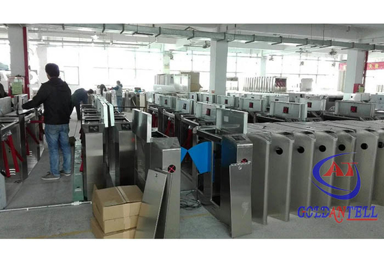 IR Sensor Flap Barrier Turnstile Havaalanı için Yüksek Güvenlik Tam Otomatik Servo Motor