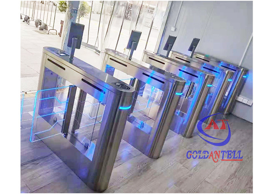Yürüyüşçü Erişim Kontrolü için Özelleştirilebilir Yüz Tanıma Swing Turnstile
