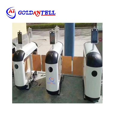 Özel LANE Genişliği 600-900mm Yüz Tanıma Yarım Otomatik Döner 1200*280*1000mm Boyutları ile