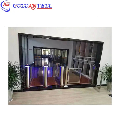 304/316 Stainless Steel Automatic Turnstile Gate İç ve Dış Erişim Kontrolü için