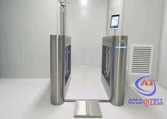 Yüz Tanıma ESD Swing Turnstile Kapı Bilek Kemerleri ve Ayakkabı Testici İnsan Vücudu Statik