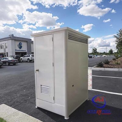 Portable Steel Shower House 1.1x1.5x2.3m with Waste Tank for Hospitals